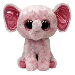 Ty Beanie Boos Adorable Pink Confetti Elephant Plush Toy